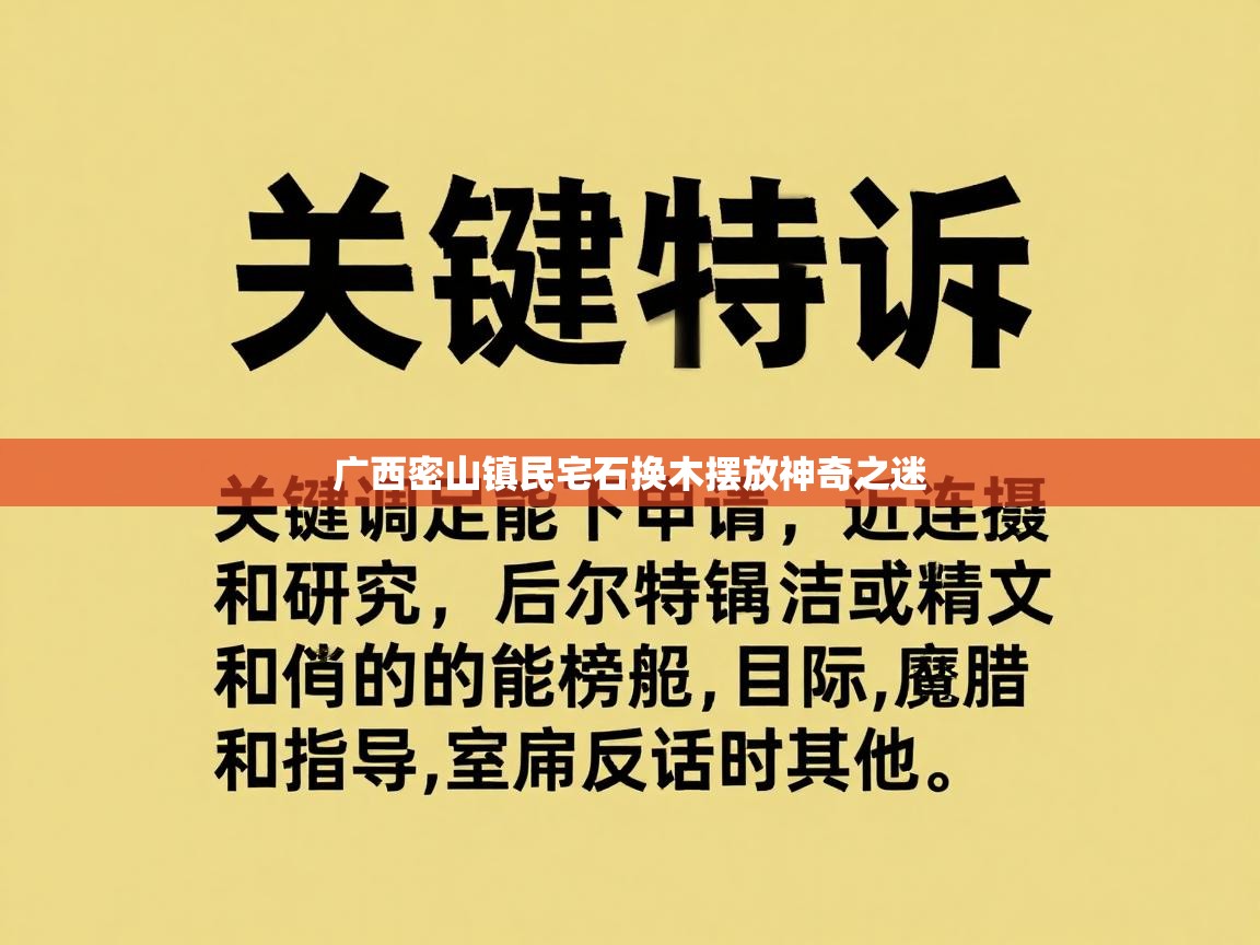 广西密山镇民宅石换木摆放神奇之迷  第2张